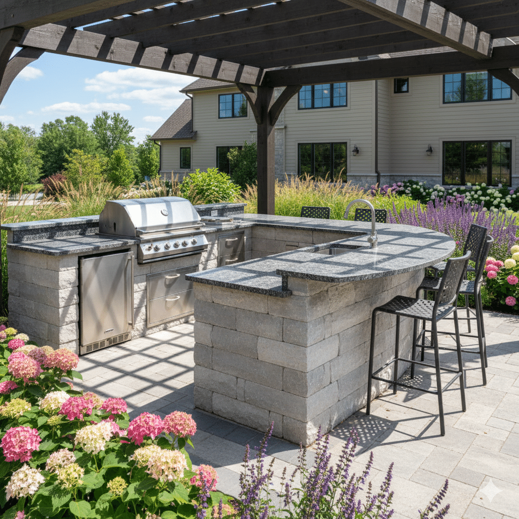 Built-in Outdoor Grill Installation