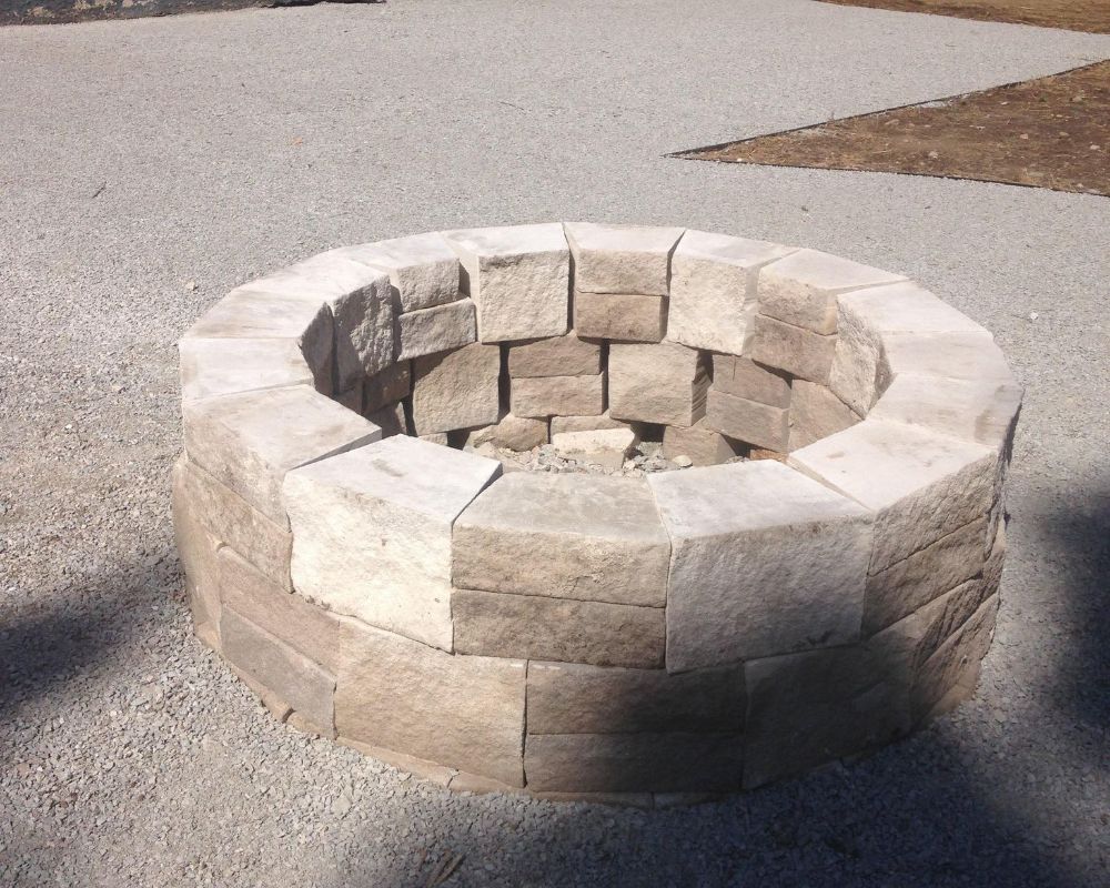 Professional firepit installation services in Carmel, IN
