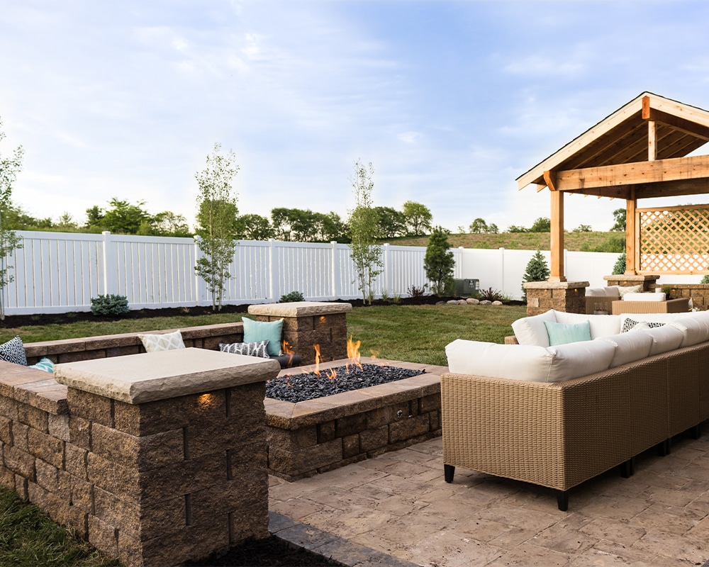 Gas and propane fire feature installation